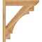 Ekena Millwork Merced Slat Rough Sawn Outlooker, Western Red Cedar, 6"W x 28"D x 32"H OUT06X28X32MRC06RWR - alternate 2